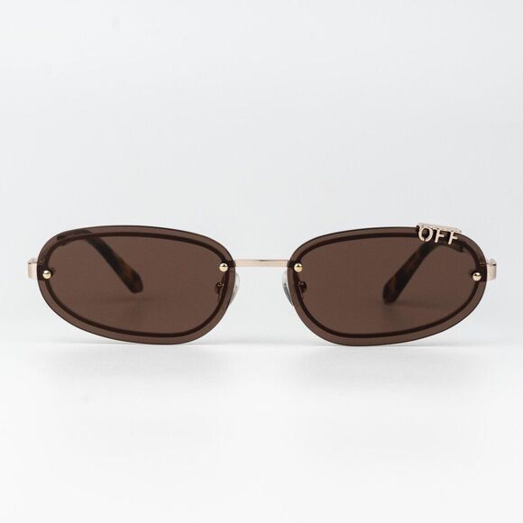 SALE!!! Off-White MIAMI Women Sunglasses Gold OERI13M MIAMI 7664 NEW AUTHENTI main image 15